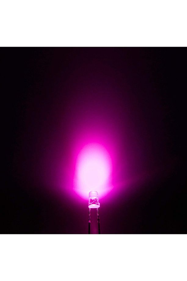3mm Şeffaf Led Mor Led Diyot Arduino Led - 50 Adet - 2