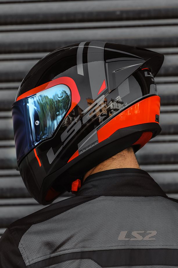 Rapıd 2 Race Chos Siyah Kırmızı Kask - 6