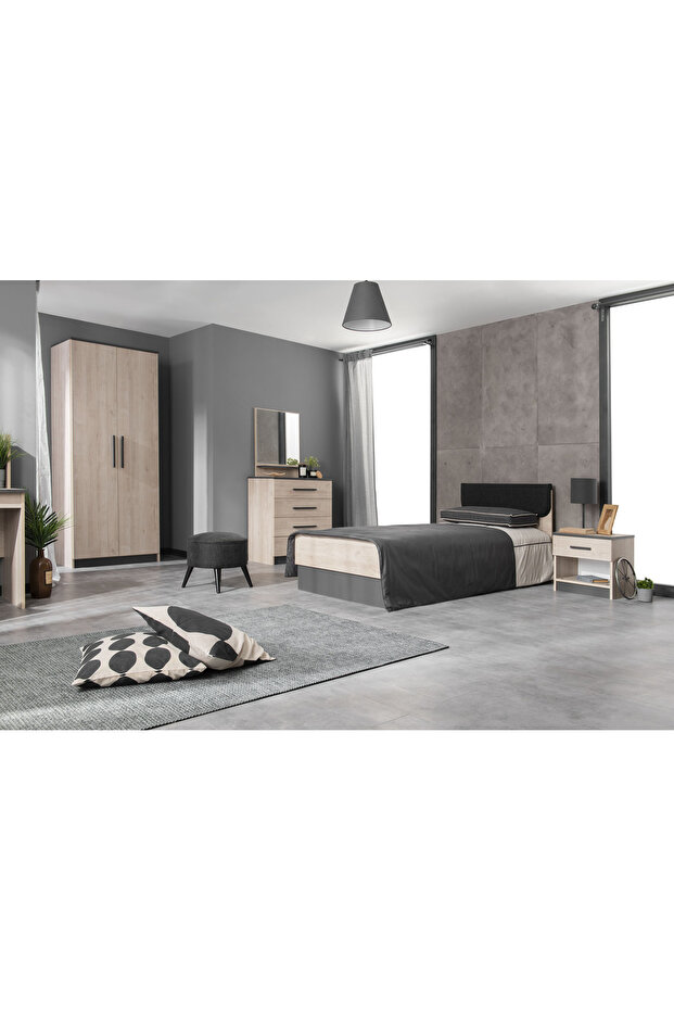 Torino Karyola 90*200 + Sandıklı - 1