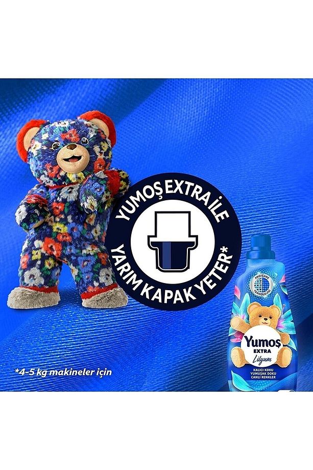 Extra Lilyum Konsantre Çamaşır Yumuşatıcı 1440 Ml 60 Yıkama 6 Adet - 7