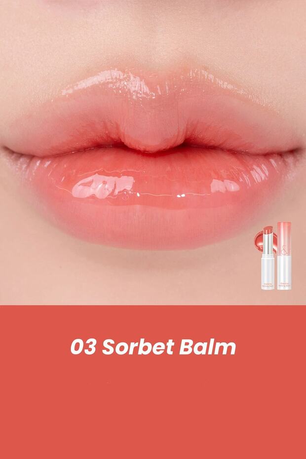 Glasting Melting Balm Bright Looking Color Lip Balm 03 Sorbet Balm (Vi̇oni̇ne)