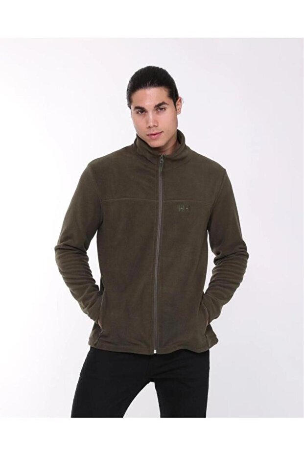 Hh Zippy Men's Full Zipper Green Fleece HH..12007HHA.431