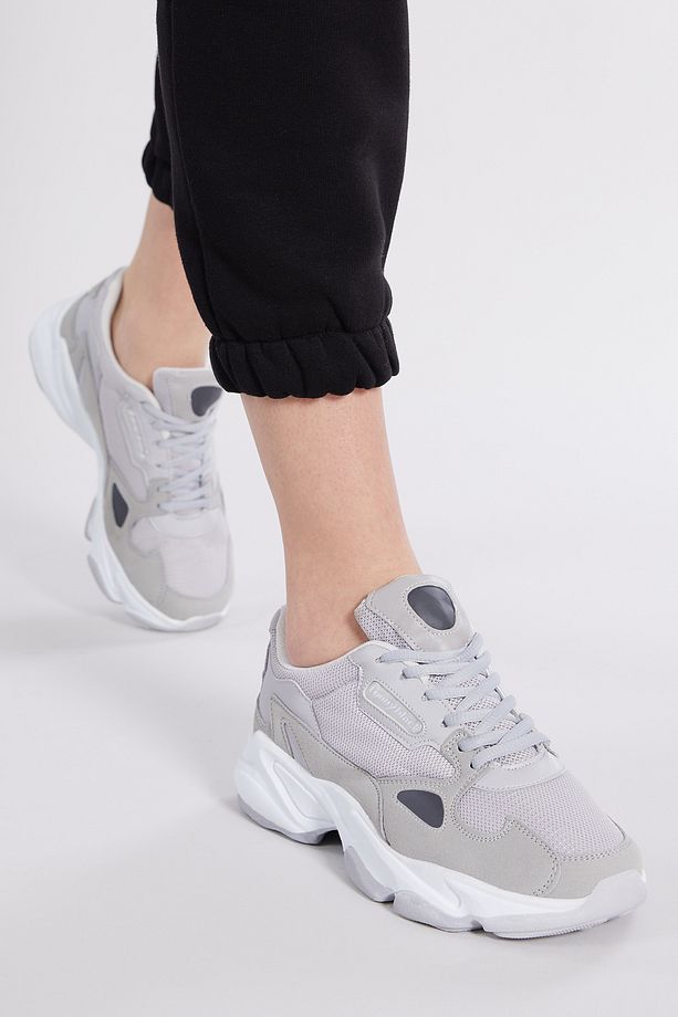 Unisex Gri Spor Ayakkabı Zhr - 3