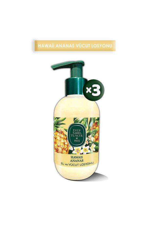 Hawaii Ananas El Ve Vücut Losyonu 280 ml X 3 - 1