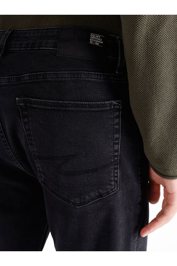 067 Jack Regular Fit Normal Bel Daralan Paça Siyah Erkek Pantolon - 6