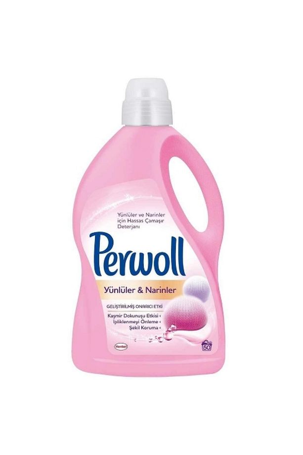 4'lü Perwoll Sıvı Çamaşır Deterjanı 3 Lt. Yünlüler & Narinler 50 W - 1