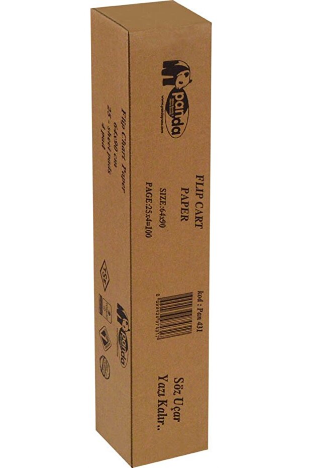64x90 Flipchart Paper Roll Plain 100 Pcs P-431
