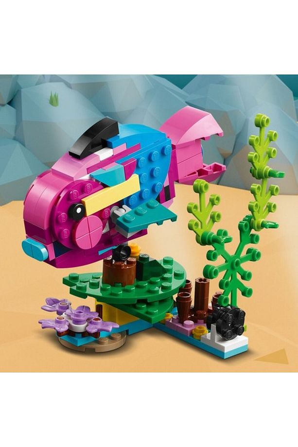 ® Creator Egzotik Pembe Papağan 31144 - 7 Yaş ve Üzeri Çocuklar Için Papağan, Balık ve Kurbağa M - 5