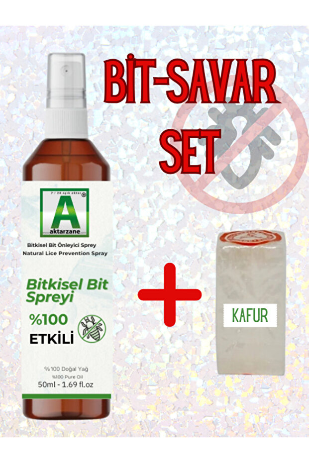 Bit Kovucu Set Bit Önleyici Sprey Bit Lavantalı Bit Kovucu Sprey Kafur Seti Avantajlı - 1