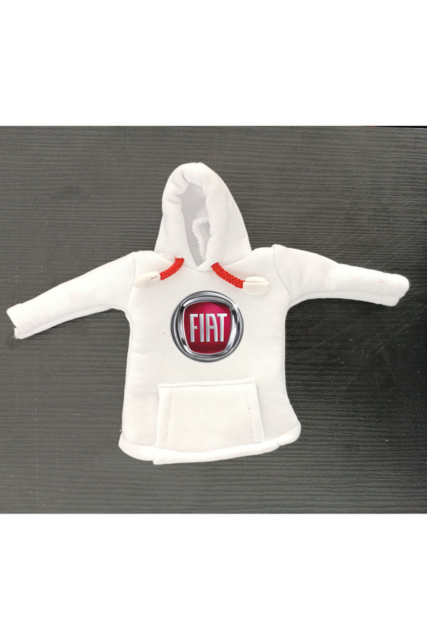 White Fiat Shift Hoodie - Car Shift Clothing - Shift Fleece - Fiat Shift Hoodie