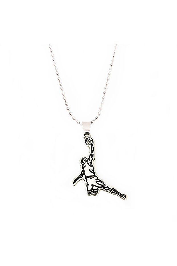 Silver Color Kobe Bryant Men's Necklace