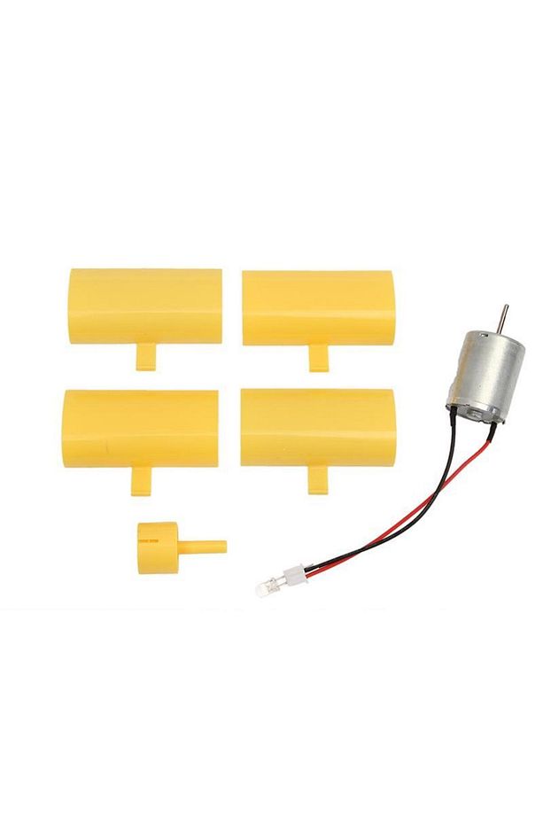 Dc Mikro Motor Küçük Led Dikey Eksen Rüzgar Türbini Jeneratörü - 2