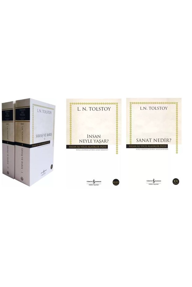 Savaş ve Barış 2 Volumes - İnsan Neyle Yaşar? - Sanat Nedir