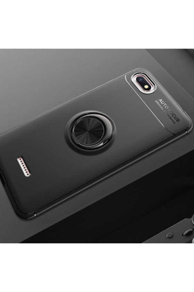 Xiaomi Redmi 6A Case Tpu Silicone with Ring and Magnetic Car Holder