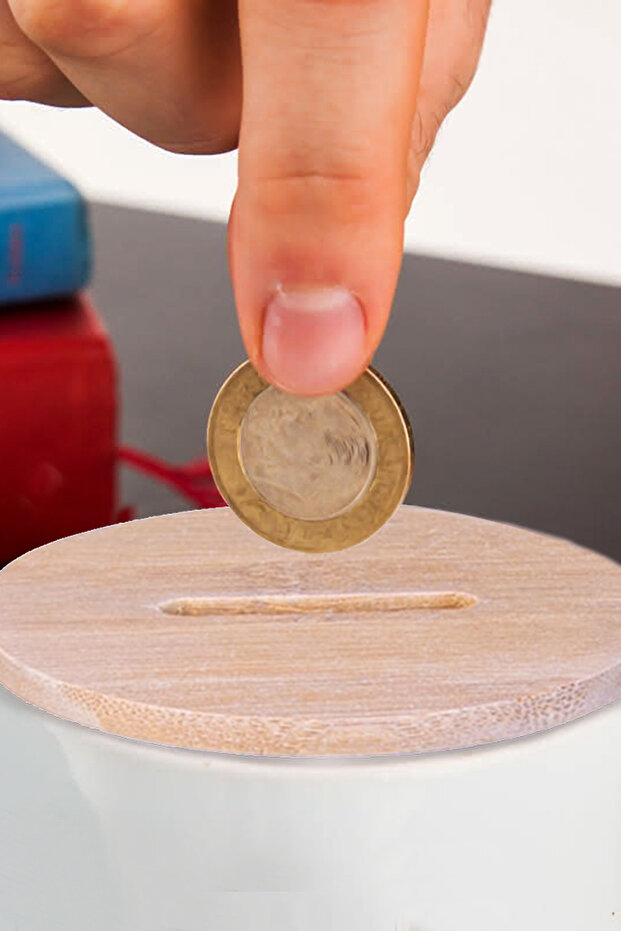 Money Box with Letter E (CERAMIC) - Thin E - K9 - 2