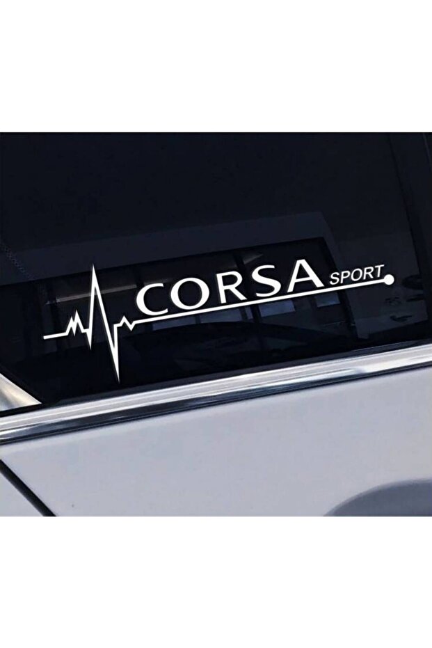 ملصق نافذة جانبي من Corsa ملصق ضبط باب السيارة مقاس 20 سم × 7 سم حروف 334