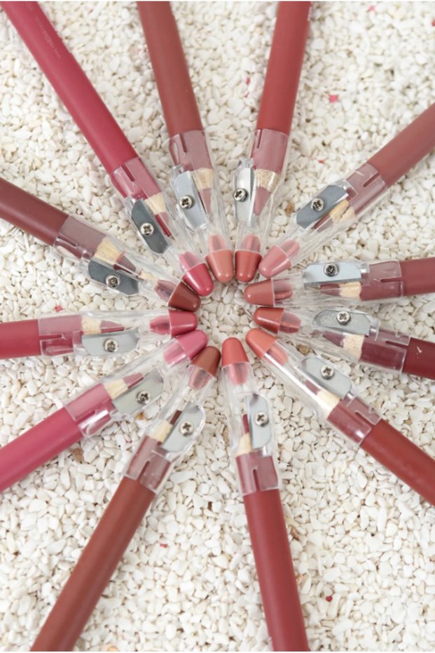 Lip Liner Matte Color Lipstick Jumbo Thick Pencil Lipstick Waterproof Set of 12