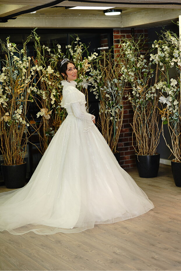 Tesettür gelinlik - 5