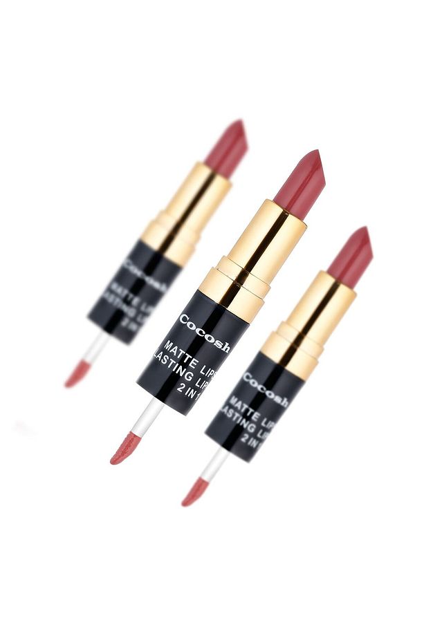 Ruj - Matte Smile Lipstick & Lipgloss 2 in 1 06 Rusty 8681569700512 - 4