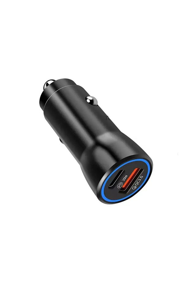20w Qualcomm 3.0 Type-c Usb Hızlı Araç Çakmak Şarj Cihazı - 1