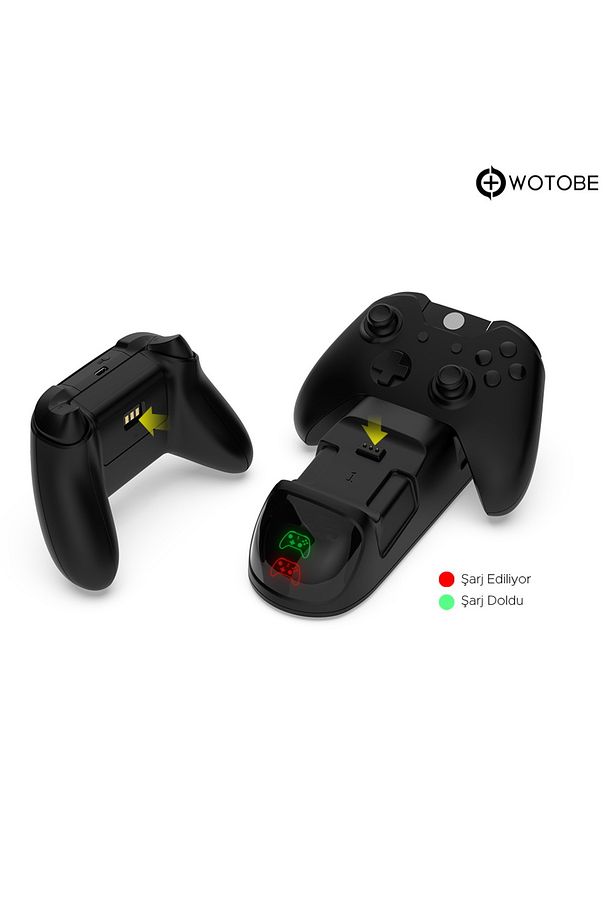 Led Göstergeli Xbox One/series S/x Uyumlu Şarj Istasyonu Ve Şarj Edilebilir Pil Set - 7