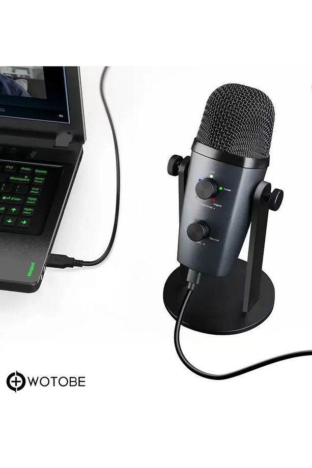 360 Derece Ayarlanabilir Usb Condenser Mikrofon - 5