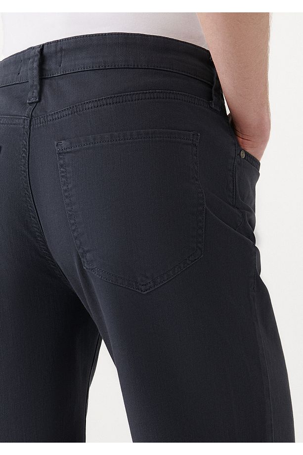 Lacivert Gabardin Şort 0436632609 - 7
