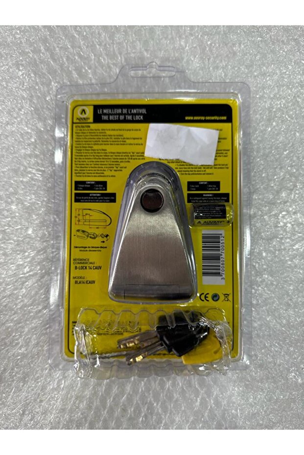 14mm Alarmlı Disk Kilidi - 2