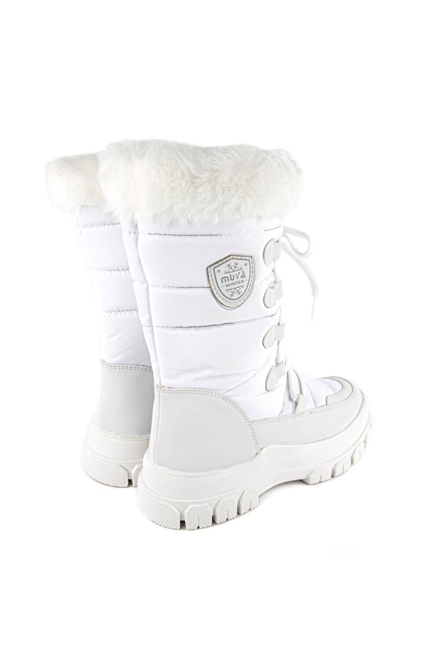 Fermuarlı Kadın Kar Botu - 3