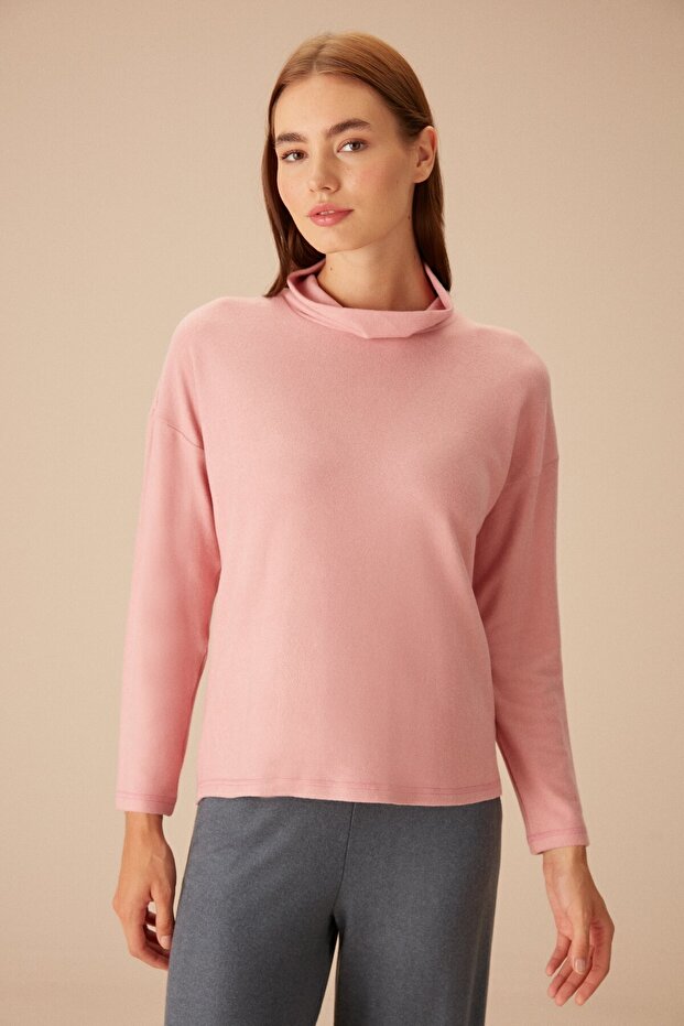Comfy Boğazlı Sweat - 1