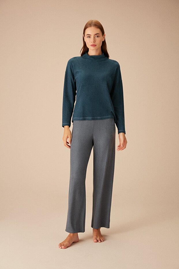 Comfy Boğazlı Sweat - 3