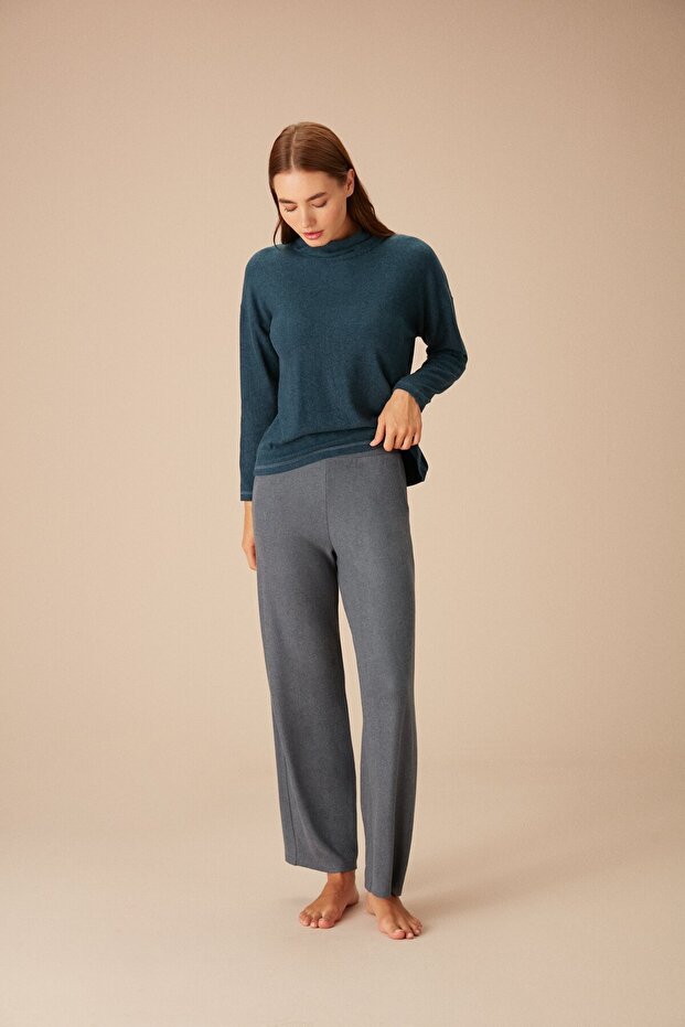 Comfy Boğazlı Sweat - 2