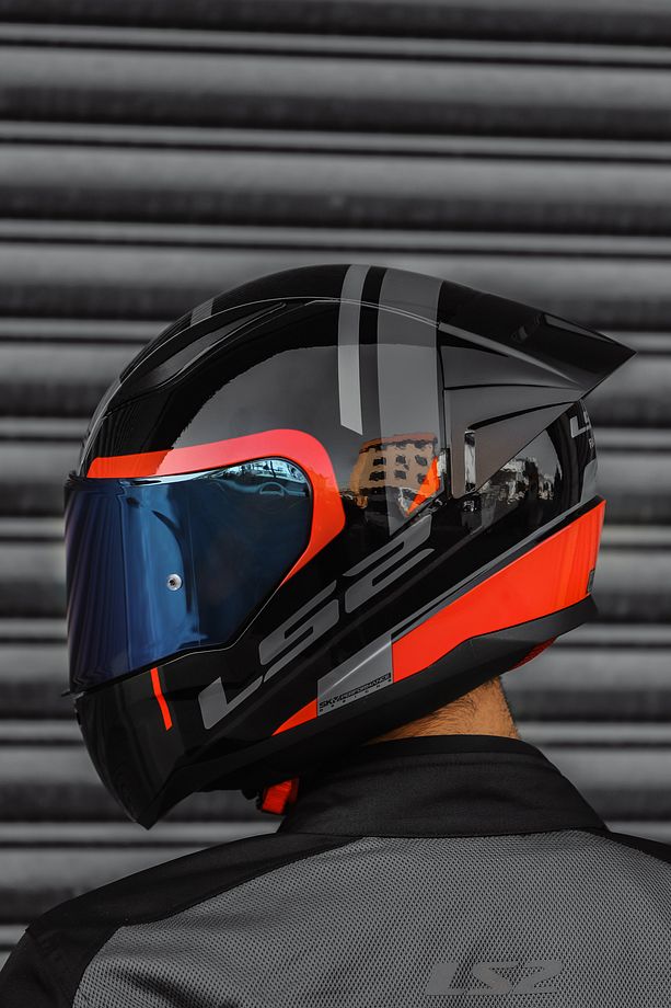 Rapıd 2 Race Chos Siyah Kırmızı Kask - 7