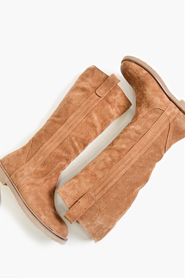 Olems - Taba Süet - Çizme - 2