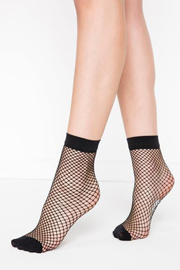 Trendy 2009 Black Normal Thin Mesh Socket - 2