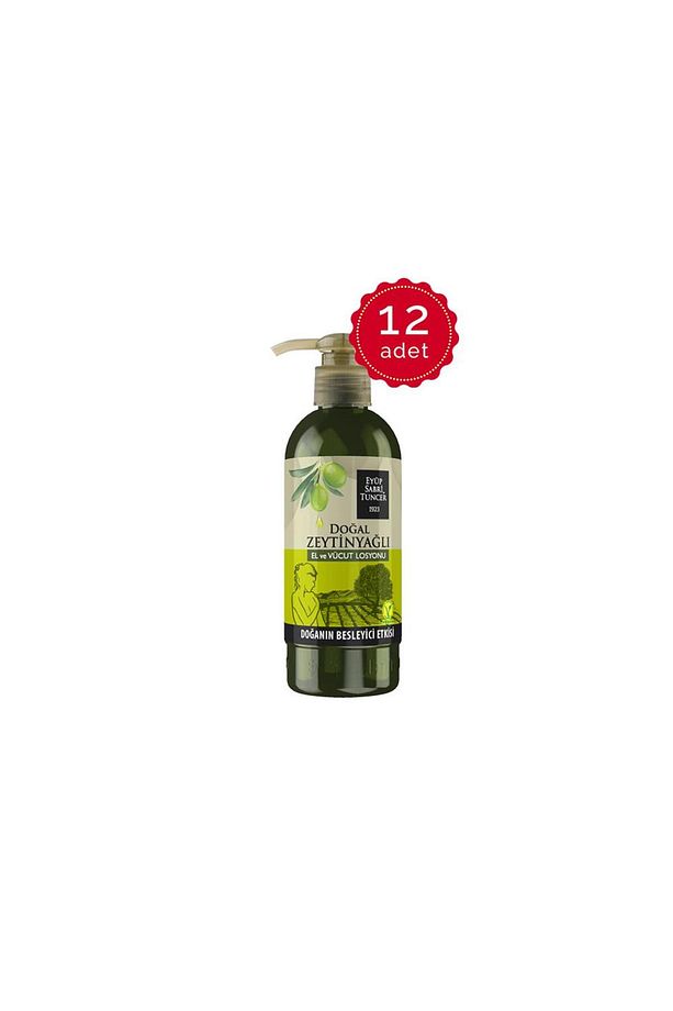 Doğal Zeytinyağlı El Ve Vücut Losyonu 250 ml X 12 Adet - 1