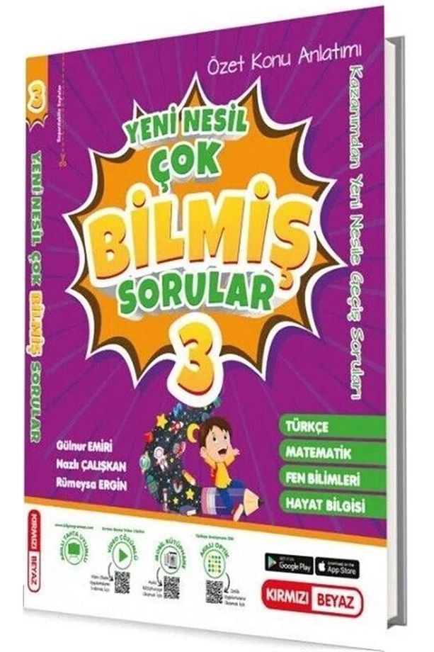 3. Sınıf Tüm Dersler Yeni Nesil Çok Bilmiş Sorular - 2