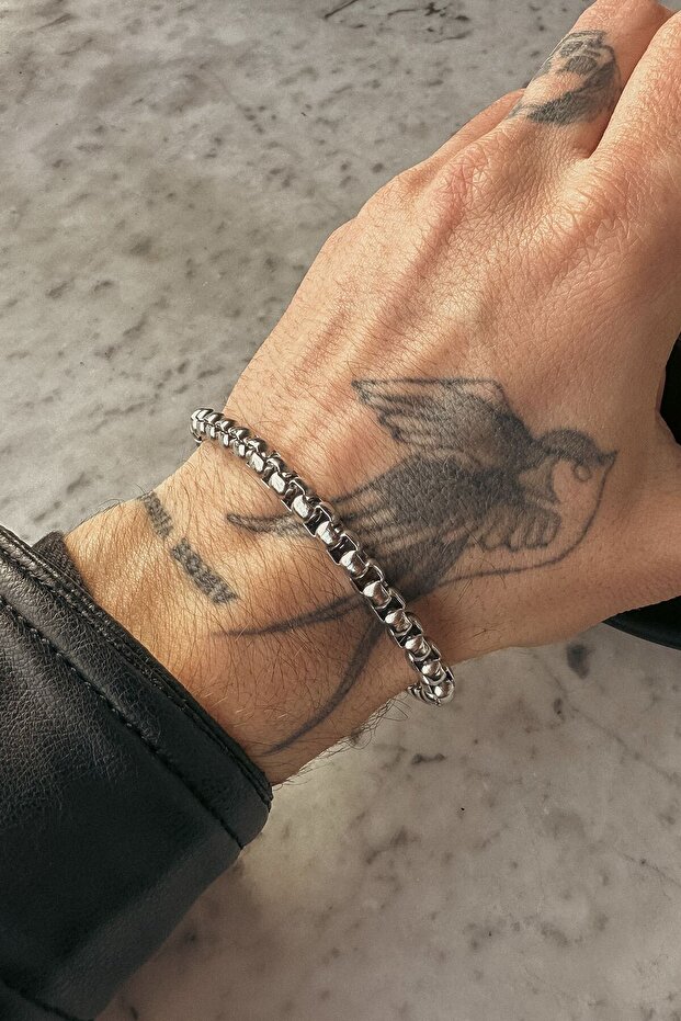 21-22cm Chain Model Steel Bracelet
