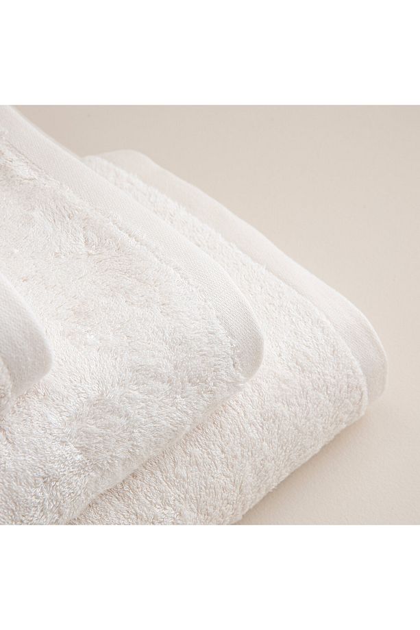 Solid Banyo Havlusu 85x150 Cm Ekru - 4