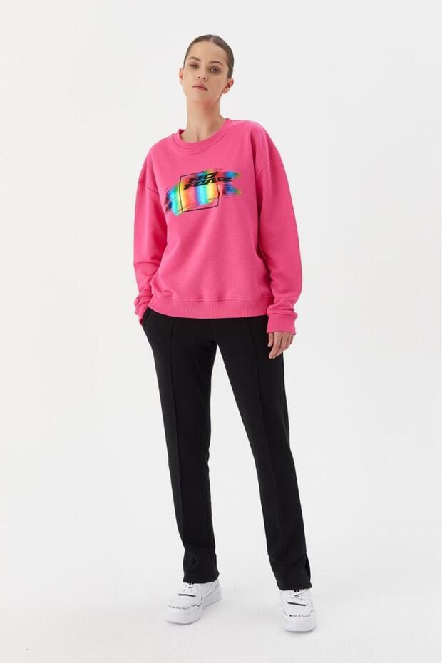 Women's Fuchsia Sweatshirt - 72498