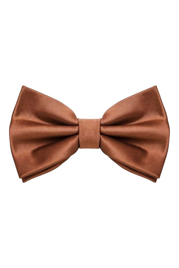 ربطة عنق من الساتان بلون سادة للرجال - 2