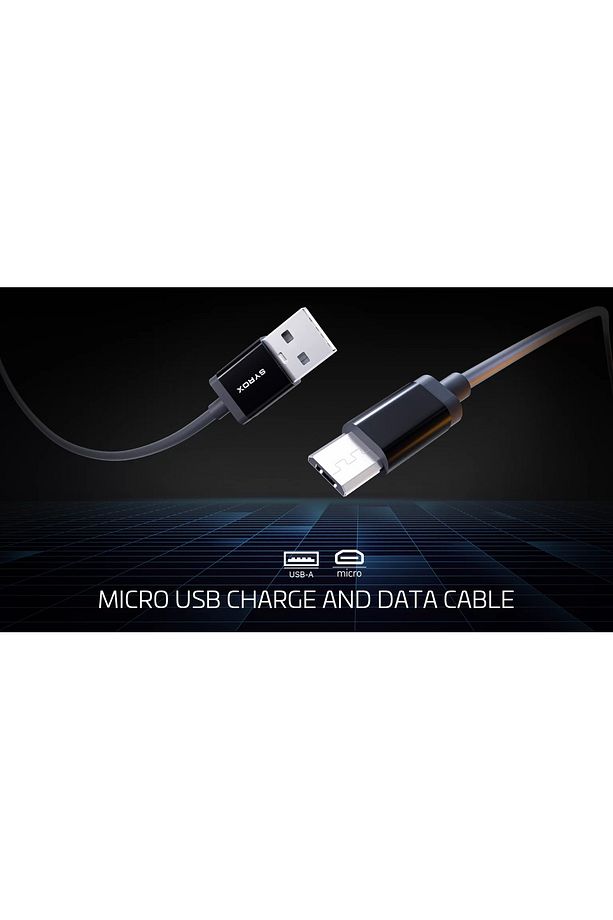 C17 - Mıcro Usb Şarj ve Data Kablosu Siyah 2.0A - 200 cm - 3