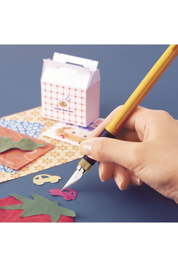 : Kalem Tipi Kretuar Maket Bıçağı (3 adet yedek bıçak) - 3