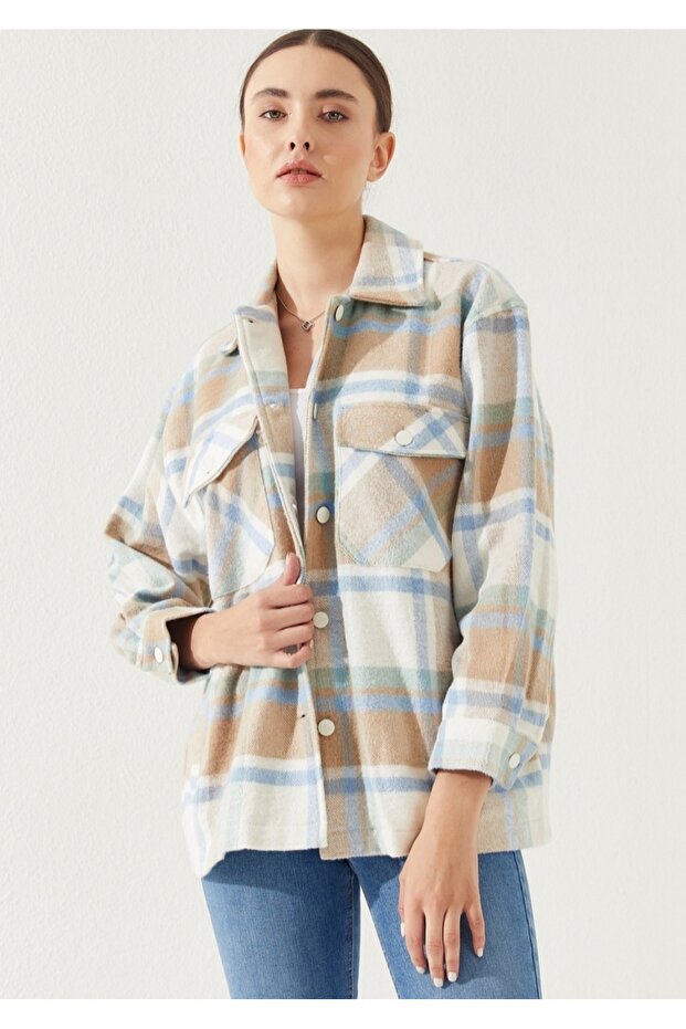 Oversize Gömlek Ceket - 1