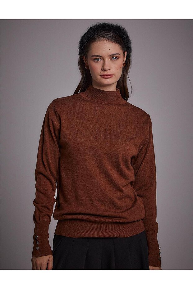 Basic Triko Bluz - 3