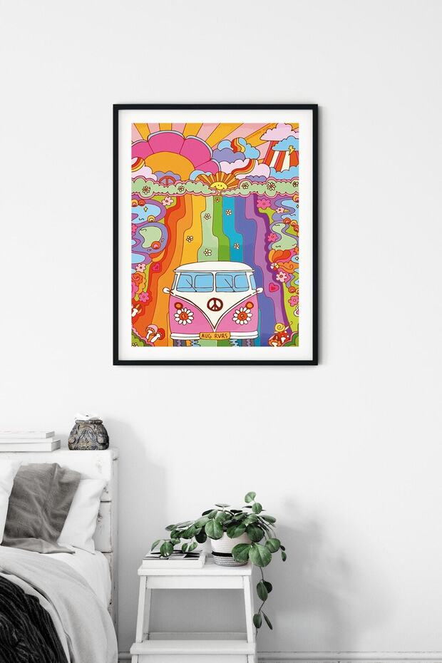Indie Poster - Yatak Odası, Oturma Odası Ve Duvar Dekoru Tablo - Çerçevesiz - 3