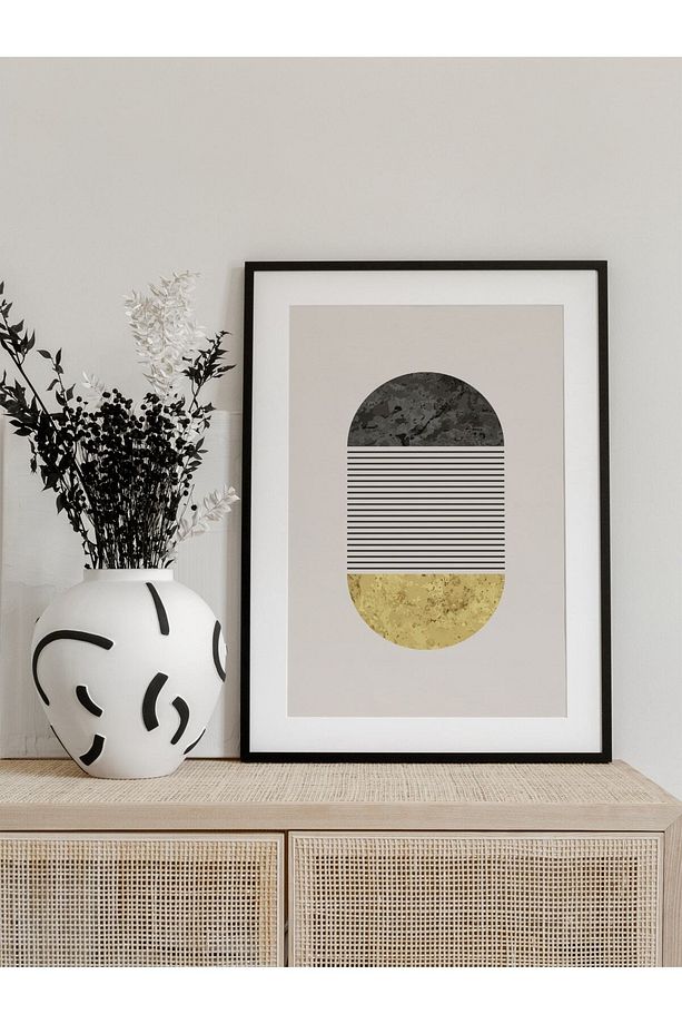 Minimal Ve Estetik Poster, Boho Duvar Dekoru, Çerçevesiz 33cm X 48cm,büyük Boy Duvar Tablosu - 1
