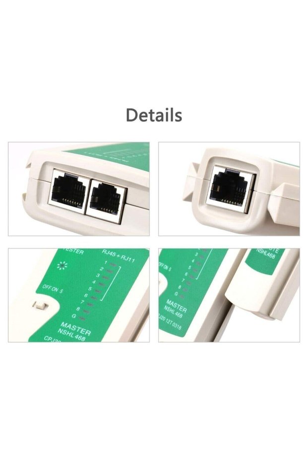 Rj45 Rj11 Compatible Cable Tester Cat5 Cat6 Lan Cable Tester