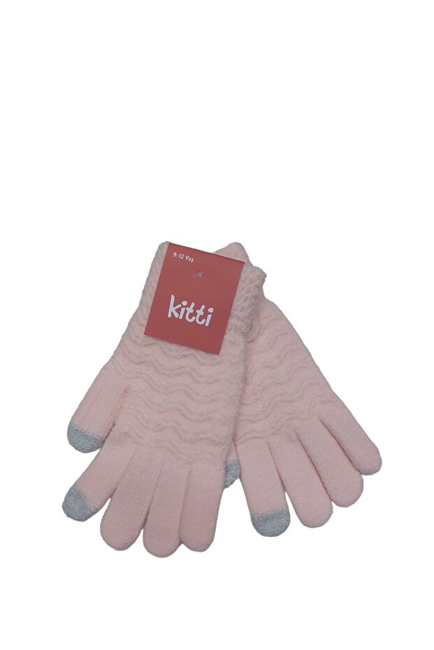 Genç çocuk yün eldiven - 1