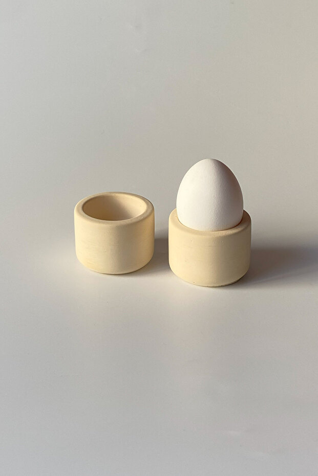 2 Egg Cups Beige - 1